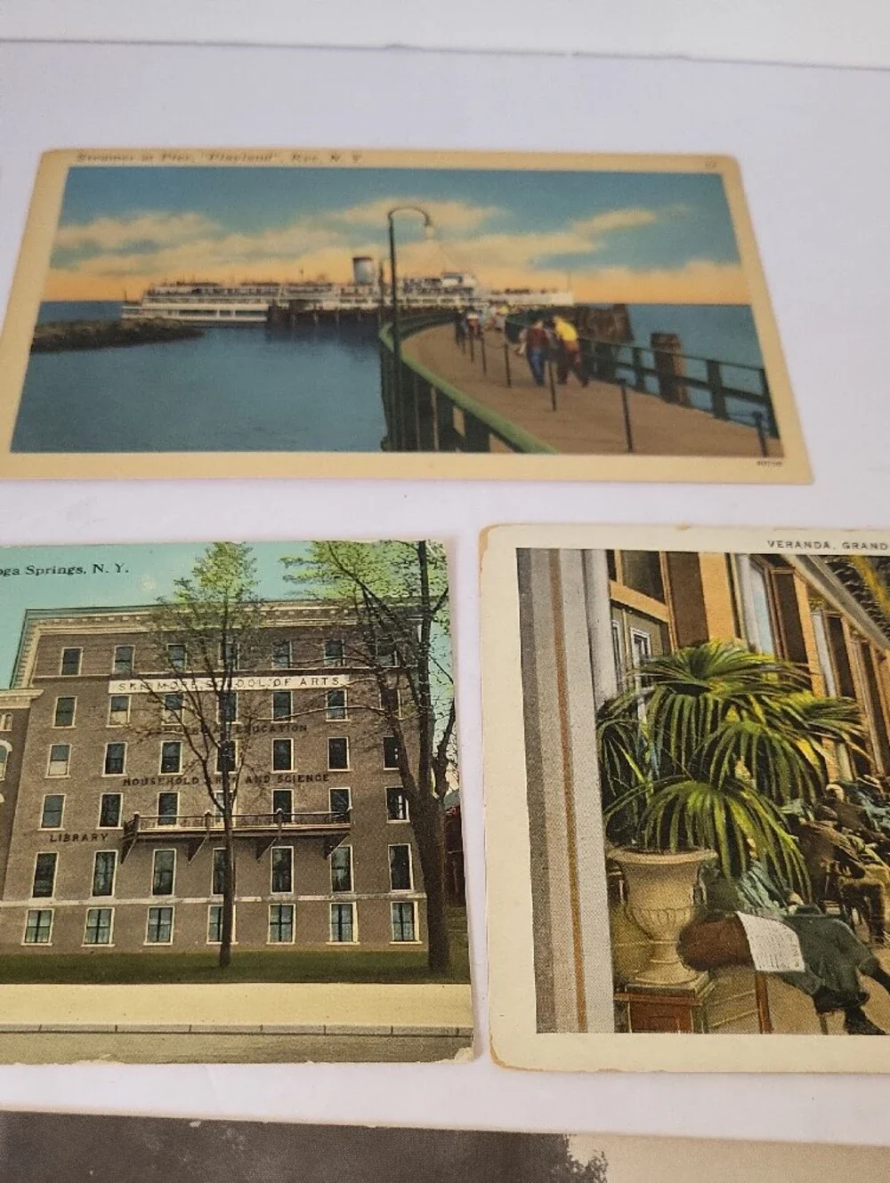 Vintage East Coast Travel Postcards Used/Unused Set Of 8 1912-1977